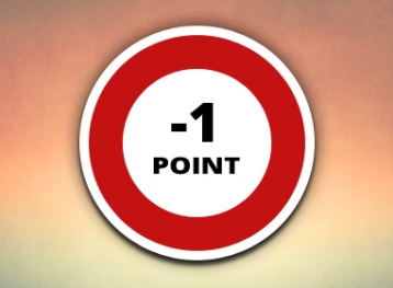 Infractions Code de la Route avec perte d'1 point